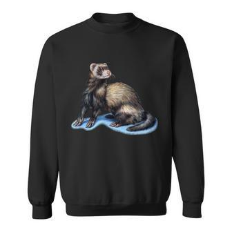Ferret Wildlife Sweatshirt - Monsterry AU