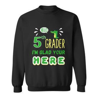 Fifth Grade Team Funny Black To School Sweatshirt - Monsterry