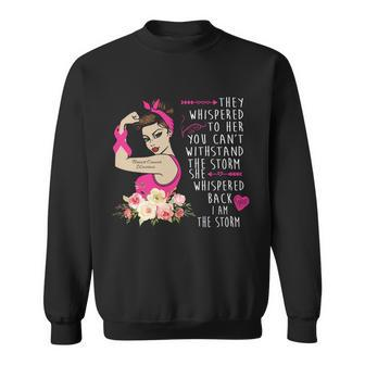 Fight Breast Cancer Quote Messy Bun Tshirt Sweatshirt - Monsterry UK