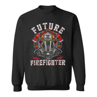 Firefighter Funny Future Firefighter Thin Red Line Firefighting Lover Sweatshirt - Seseable