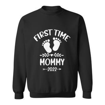 First Time Mommy 2022 Funny New Mom Promoted To Mommy Sweatshirt - Thegiftio UK
