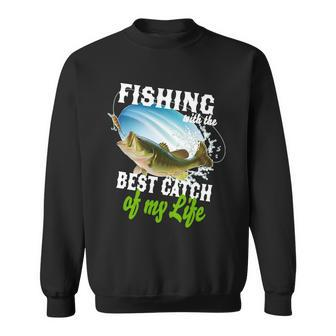Fishing Husband Wife Marriage Sweatshirt - Monsterry