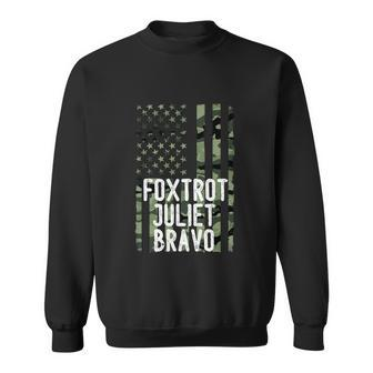 Fjb Anti Biden Foxtrot Juliet Bravo American Flag Tshirt Sweatshirt - Monsterry