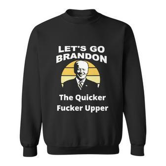 Fjb Lets Go Brandon Let Go Brandon Fjb Funny American Flag Brandon Flag Anti Biden Sweatshirt - Monsterry
