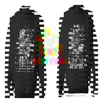 Flags Hispanic Heritage Month Latino Countries Flags V6 Men Women Sweatshirt Graphic Print Unisex - Thegiftio