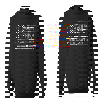 Flags National Hispanic Heritage Month All Countries Usa Men Women Sweatshirt Graphic Print Unisex - Thegiftio