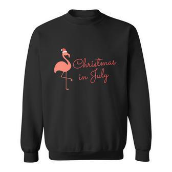 Flamingo Christmas In July Gift Sweatshirt - Monsterry