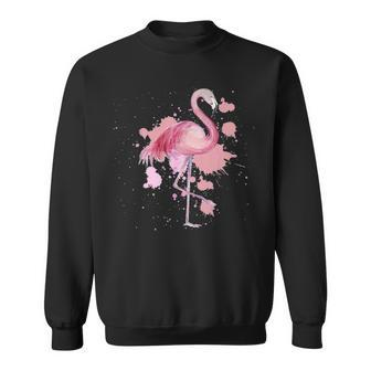 Flamingo Watercolor Art 2 Sweatshirt - Thegiftio UK