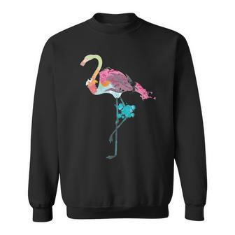 Flamingo Watercolor Art 4 Graphic Design Printed Casual Daily Basic Sweatshirt - Thegiftio UK