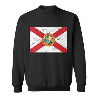 Florida Flag Distressed Vintage Sweatshirt - Monsterry AU