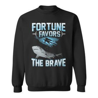 Fortune Favors The Brave Sweatshirt - Seseable