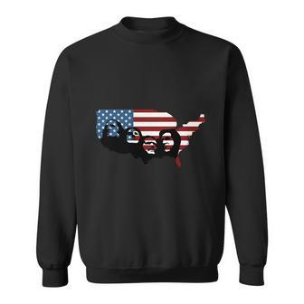 Fourth Of July Shirt Rushmore Mount United States Of America Usa Tshirt Lov Sweatshirt - Thegiftio