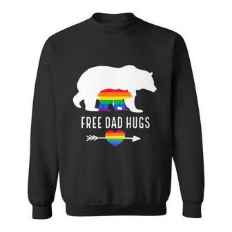Free Dad Hugs Proud Lgbt Dad Gay Lesbian Dad Proud Lgbt Dad Gift Sweatshirt - Monsterry CA