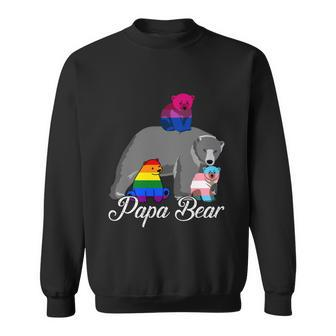 Free Dad Hugs Proud Papa Bear Lgbt Gay Pride Lgbtq Funny Gift Sweatshirt - Monsterry CA