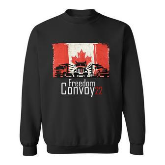 Freedom Convoy 22 Canada Truckers Sweatshirt - Monsterry