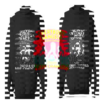 Fresno Nightcrawlers Everybody Gangsta Funny Meme Cryptid Graphic Design Printed Casual Daily Basic Sweatshirt - Thegiftio UK