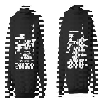 Fuck Gun Control T-Shirt Graphic Design Printed Casual Daily Basic Sweatshirt - Thegiftio