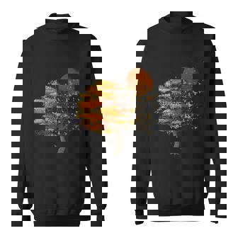 Full Moon Flock Of Birds Tree Outdoor Wildlife Nature Forest Sweatshirt - Thegiftio
