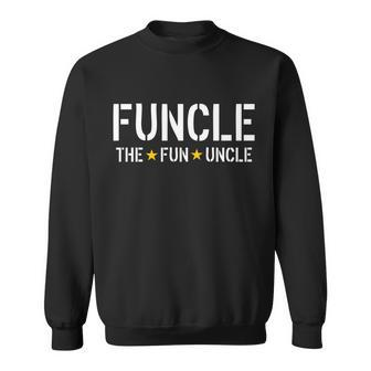 Funcle The Fun Uncle Army Stars Tshirt Sweatshirt - Monsterry