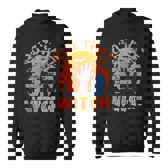Funny 100 That Witch Halloween Spooky Costume Sweatshirt - Seseable