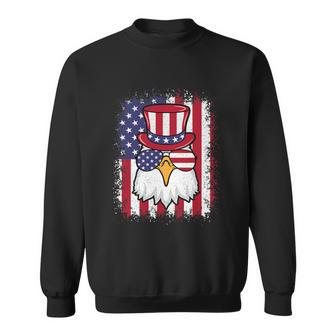 Funny 4Th Of July American Flag Patriotic Eagle Usa Sweatshirt - Monsterry UK