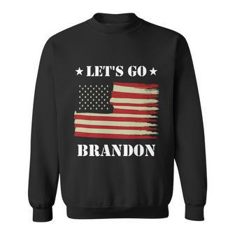 Funny Anti Biden Fjb Lets Go Brandon Let Go Brandon American Flag Republic Sweatshirt - Monsterry DE