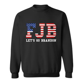 Funny Anti Biden Flag Lets Go Brandon Essential Sweatshirt - Monsterry