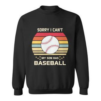 Funny Baseball Mom Funny Baseball Son Funny Baseball Quotes Retro Baseball Sweatshirt - Monsterry