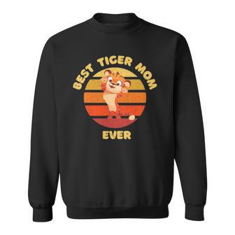 Funny Best Tiger Mom Ever Sweatshirt | Mazezy
