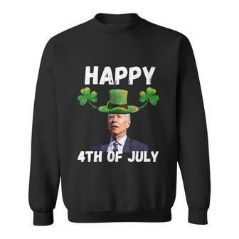 Funny Biden St Patricks Day Joe Biden Confused Biden Leprechaun Sweatshirt - Thegiftio UK