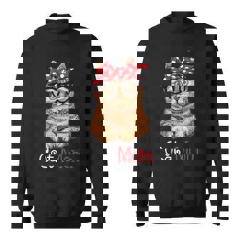 Funny Cat Mom Cat Lovers Mothers Day Mom Women Mothers Gift Sweatshirt - Thegiftio