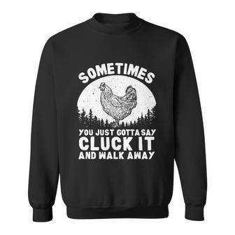 Funny Chicken Art For Chicken Lover Hen Farmer Sweatshirt - Thegiftio UK