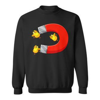 Funny Chicks Magnet Diy Halloween Office Party Costume Sweatshirt - Seseable