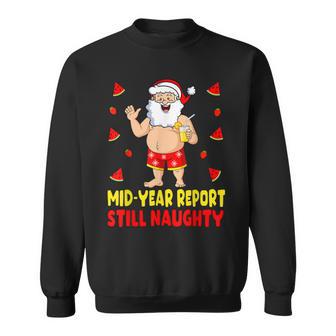 Funny Christmas In July Santa Summer Vacation Men Women Kids Sweatshirt - Seseable