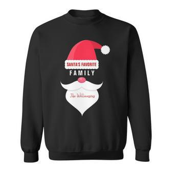 Funny Christmas Santa S Favorite Family Custom Sweatshirt - Thegiftio UK
