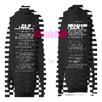 Funny Color Guard Design For Women Girls Spinning Flag Rifle Sweatshirt - Thegiftio