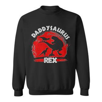 Funny Daddysaurus Rex Fathers Day Sweatshirt - Monsterry AU