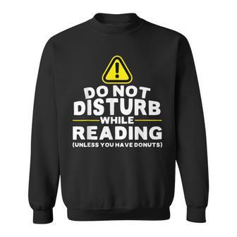 Funny Donut Lovers Reading Book Lovers Sweatshirt - Thegiftio UK