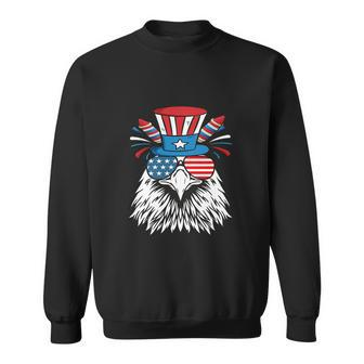 Funny Eagle Usa 4Th Of July American Flag Patriotic Sweatshirt - Monsterry UK