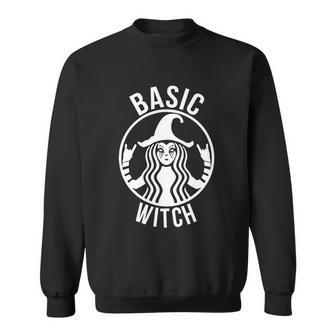 Funny Halloween Basic Witch Funny Halloween Graphic Design Printed Casual Daily Basic Sweatshirt - Thegiftio UK