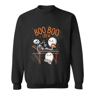 Funny Halloween Boo Boo Crew Ghost Doctor Paramedic Emt Nurse Halloween Sweatshirt - Thegiftio UK