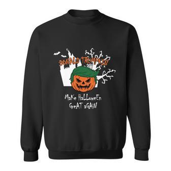 Funny Halloween Donald Trump Make Halloween Great Again Graphic Design Printed Casual Daily Basic Sweatshirt - Thegiftio UK