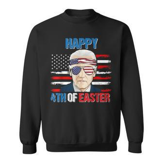 Funny Joe Biden Happy 4Th Of Easter Confused 4Th Of July V2 Men Women Sweatshirt Graphic Print Unisex - Thegiftio UK