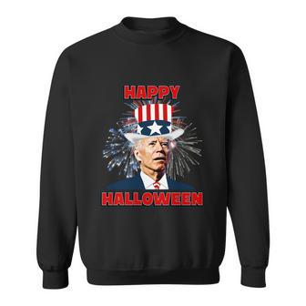 Funny Joe Biden Happy Halloween For 4Th Of July Sweatshirt - Monsterry CA
