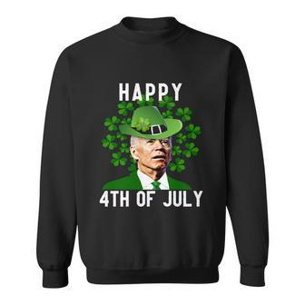 Funny Leprechaun St Patricks Day Joe Biden Happy 4Th Of July Biden St Patricks Day Tshirt Sweatshirt - Monsterry UK