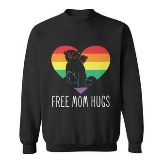 Funny Lgbt Free Mom Hugs Pride Month Sweatshirt - Monsterry CA