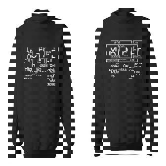 Funny Mother Periodic Table Sweatshirt - Thegiftio