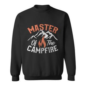Funny Outdoor Camping Funny Gift Master Of Campfire Cute Gift Sweatshirt - Thegiftio UK