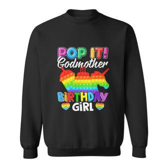 Funny Pop It Godmother Birthday Girl Sweatshirt - Monsterry