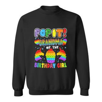 Funny Pop It Sister From Birthday Girl Or Boy Fidget Sweatshirt - Monsterry
